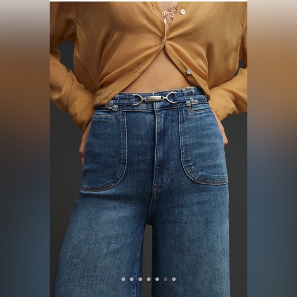 NOWT Pilcro Uptown High-Rise Wide-Leg Jeans 12P - Picture 8 of 12